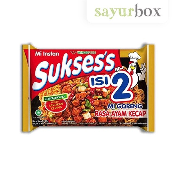 

Suksess Mie Goreng Rasa Ayam Kecap 129 gram Sayurbox