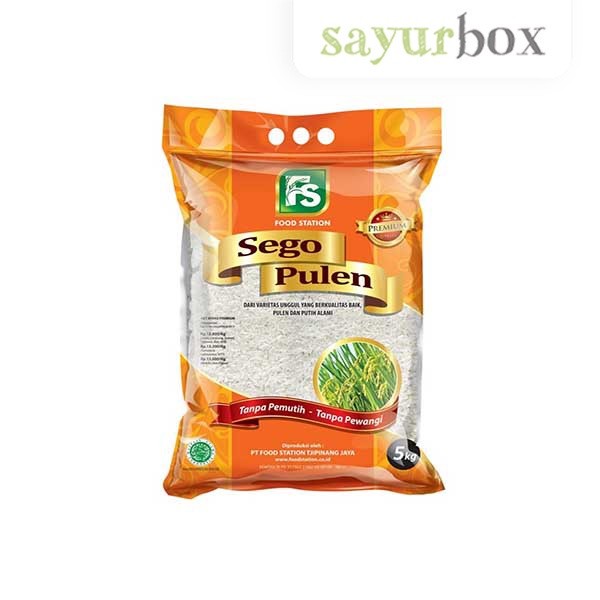 

Food Station Beras Sego Pulen 5 kg Sayurbox