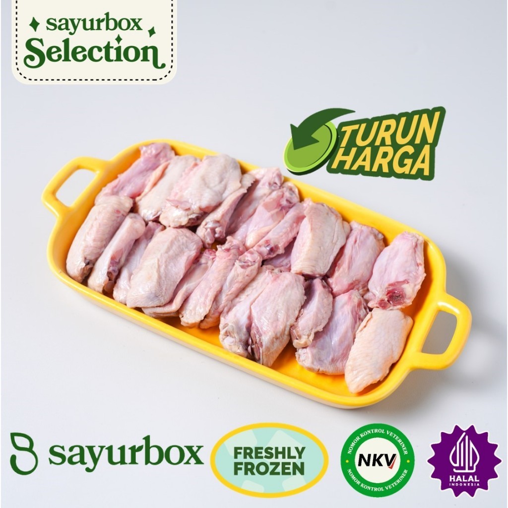 

Sayurbox Middle Wing 500 gram