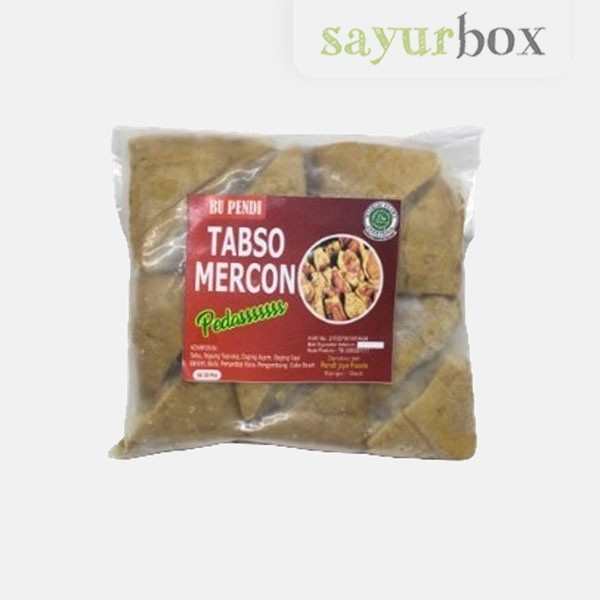 

Tahu Bakso Mercon Bu Pendi Isi 10 pcs 300 gram Sayurbox