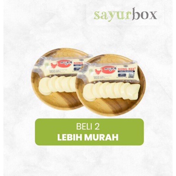 

Bundling - 2 x Kong Kee Tofu Telur Ayam 140 gram Sayurbox