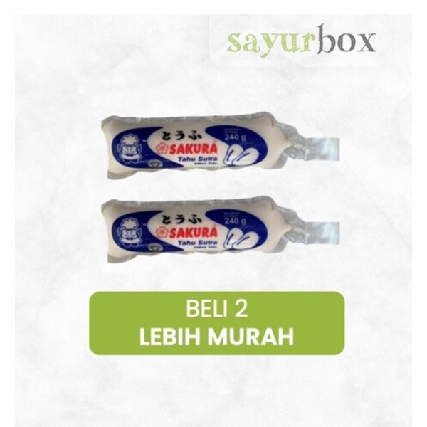 

Bundling - 2 x Sakura Tahu Sutera 240 gram Sayurbox