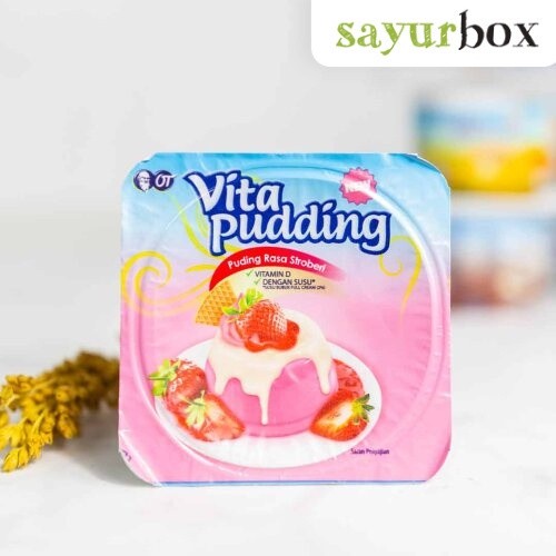 

Vita Pudding Strawberry 105 gram Sayurbox