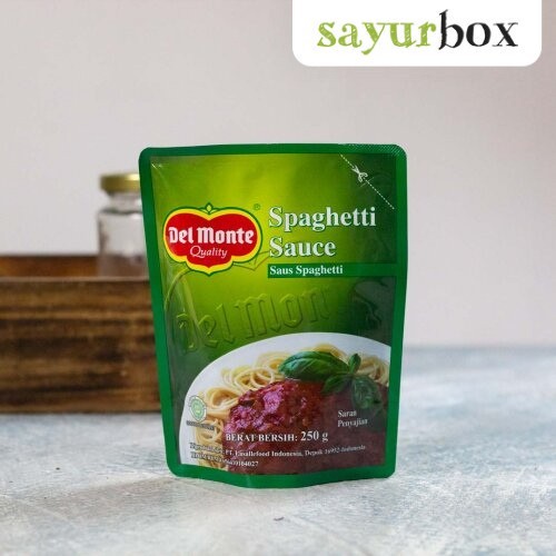 

Del Monte Saus Spaghetti Pouch 250 gram Sayurbox