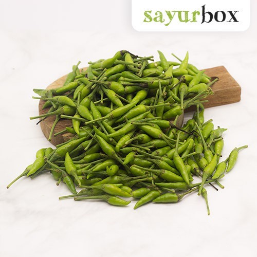 

Cabai Rawit Hijau Konvensional 1 kg Sayurbox