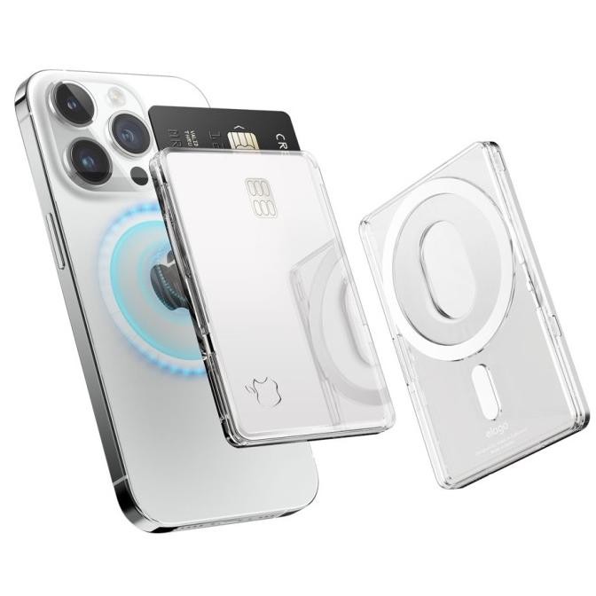 

Baru | Elago Clear Magnetic Card Holder Wallet Magsafe