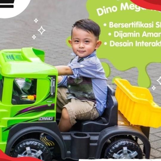 Mainan Anak Mobil Aki Tru Pasir - Mega Tru - Volta 5032 - Maenan