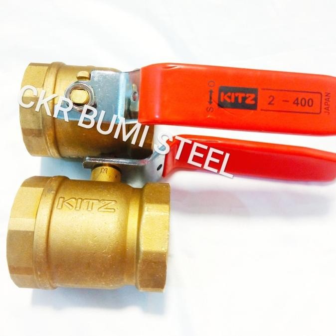 Ball Valve 2" Inch Kuningan / Stop Kran 2" Inch Kuningan