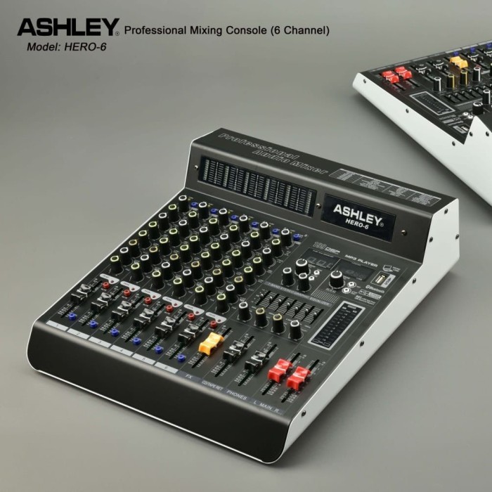 Mixer ASHLEY HERO 6 / HERO6 / HERO-6 6 CHANNEL ORIGINAL