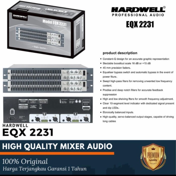 Equalizer HARDWELL EQX-2231 / eqx-2231