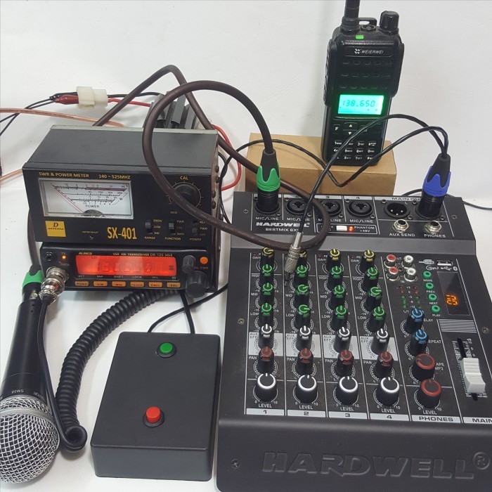 PTT SOUNDCARD V8 ALINCO DR 135 PTT MIXER