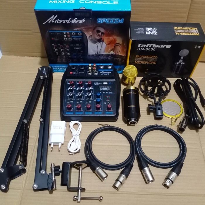 Paket Mic/Paket Mixer Audio record ke PC/Laptop