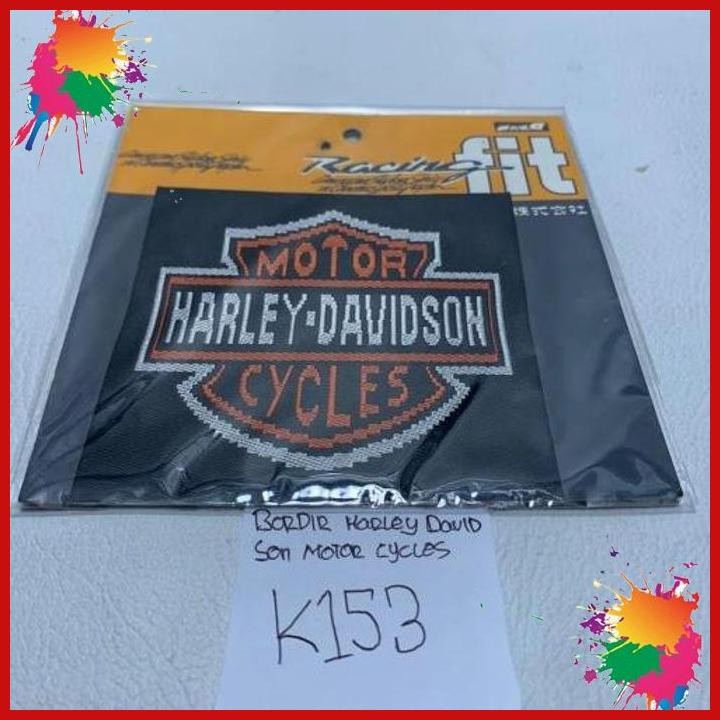 

(KAR) BORDIR HARLEY DAVIDSON MOTOR CYCLES MADE IN JAPAN