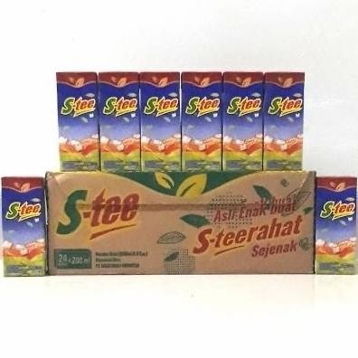 

READY STOCK STEE S TEE KOTAK MINUMAN TEH 200ML 1 DUS 24PCS !!!!!