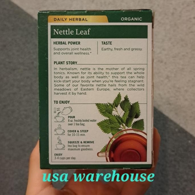 

NEW PRODUK TRADITIONAL MEDICINALS ORGANIC NETTLE LEAF CAFFEINE FREE 16 TEA BAGS !!!!!