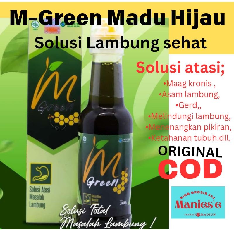 

MADU HIJAU HERBAL M GREEN ASAM LAMBUNG KANKER KOLESTEROL GERD ALAMI