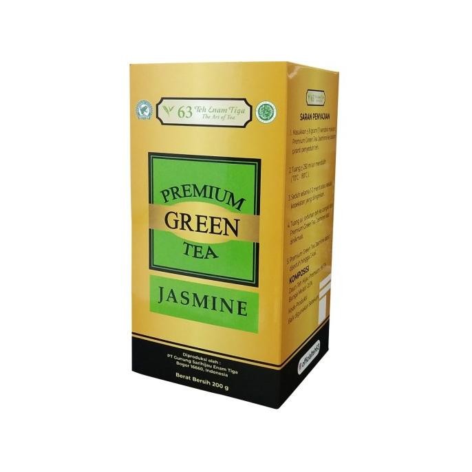 

BIG SALE TEH 63 PREMIUM GREEN TEA JASMINE 200GR !!!!!
