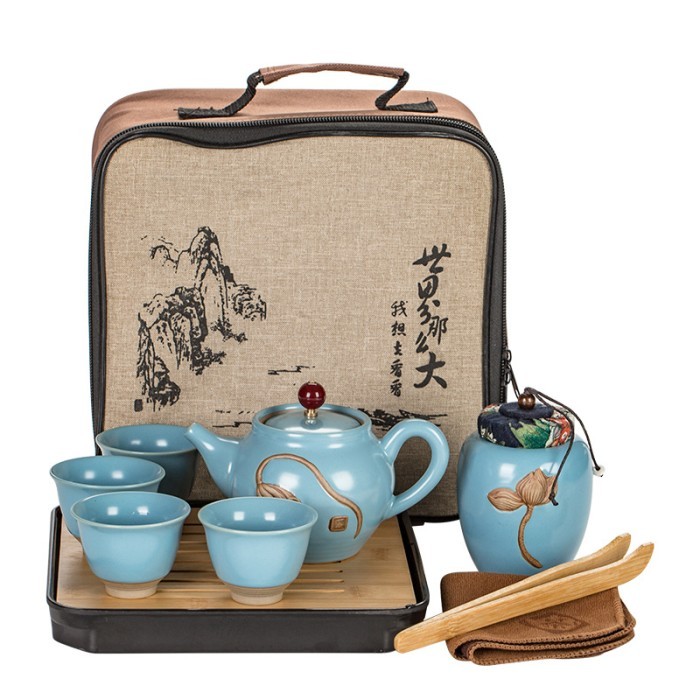 

Ready Ding Yao Carving Chinese Tea Set Teko Ukir Cups Travel
