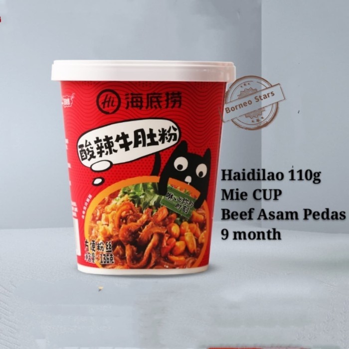 

Ready Mie Ubi Haidilao/ Cup