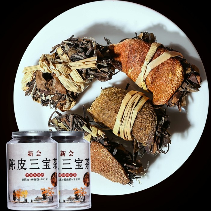 

Ready Chen Pi Bai Cha Tea Ikat San Bao Cha Kulit Jeruk