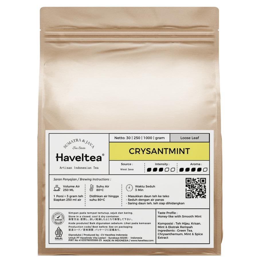 

READY STOCK CRYSANTMINT | POUCH | HAVELTEA | TEH KRISAN & MINT | FLOWER TEA !!!!!