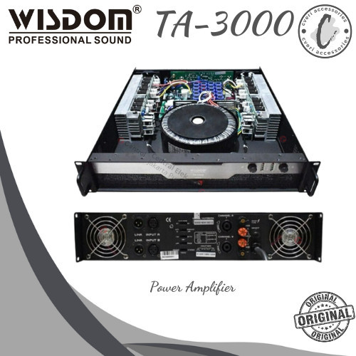 Wisdom TA3000 Power Amplifier Original Wisdom TA-3000