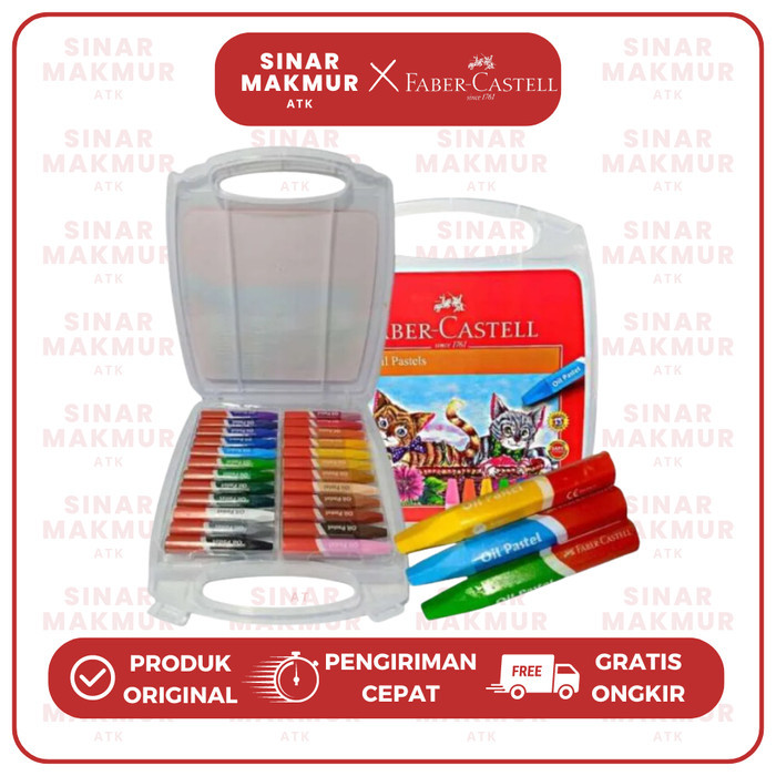 

Sale Hexagonal Crayon/Oil Pastel Eco 24 Warna Faber Castell (Set)