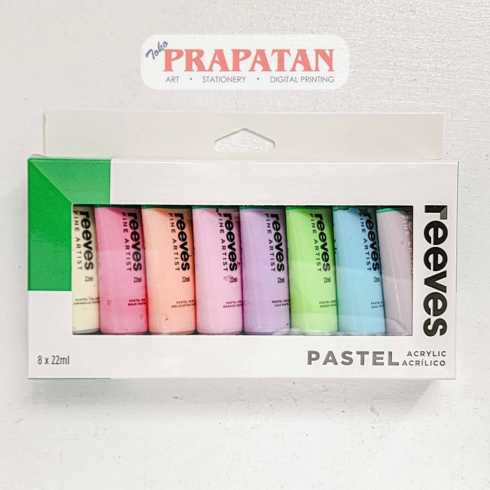 

Sale Cat Akrilik Set Reeves 8X22Ml Pastel Metallic Reeves Acrylic Set