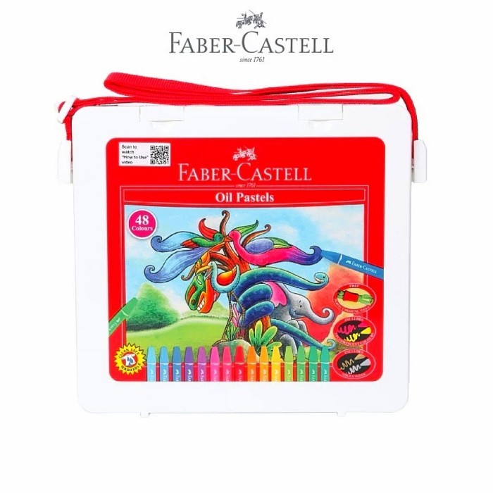 

Sale Crayon Hexagonal Oil Pastel 48 Faber-Castell (Plastic Bag)