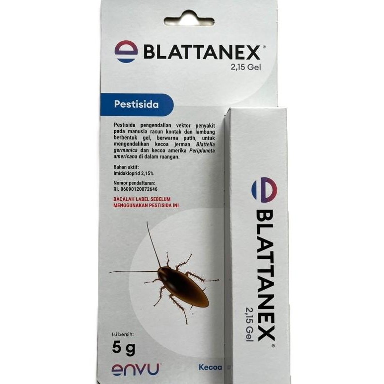 Blattanex Gel 5gr Obat racun bas kecoa jerman kecoak amerika