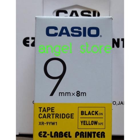 

EZ LABEL TAPE PRINTER CASIO 9 MM KUNING (XR-9YW1) ORIGINAL ORIGINAL DAN TERPERCAYA