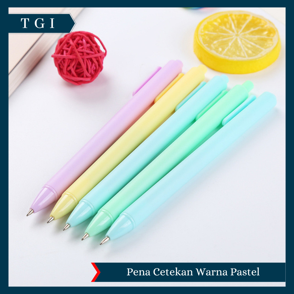 

DAPATKAN TGI - PULPEN GEL KLIP WARNA UNIK LUCU ALAT TULIS SEKOLAH KANTOR BOLPOIN GEL MEKANIK 0.5MM