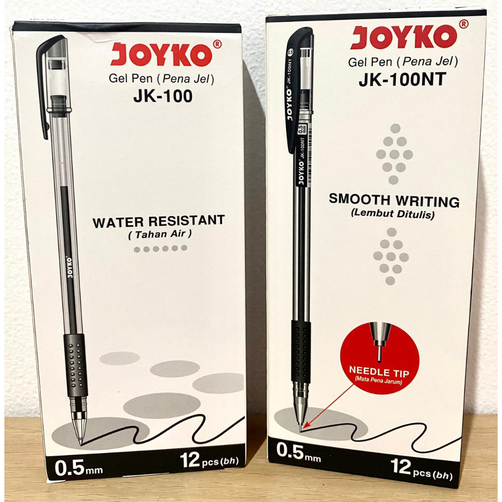 

HARGA TERBARU PULPEN GEL JOYKO JK-100 & JK-100NT - 1 PACK (12 PULPEN) CE1