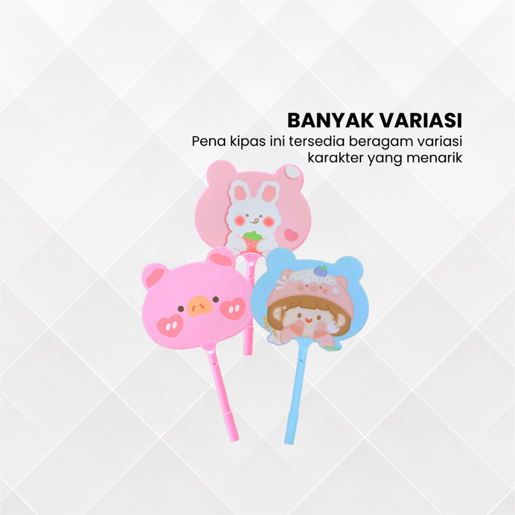 

POTONGAN HARGA PULPEN KIPAS KARAKTER ANIMAL LUCU BALLP / PENA ALAT TULIS KANTOR DAN SEKOLAH / FAN