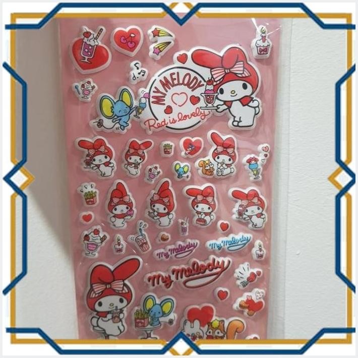 

[DOL] STICKER MY MELODY SANRIO RED