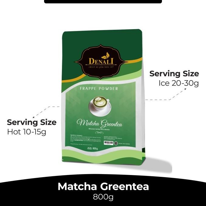 

READY STOCK DENALI MATCHA GREENTEA POWDER 800GRAM !!!!!