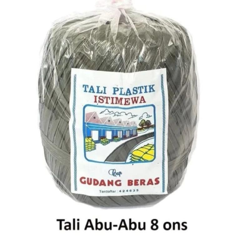 

Tali Rafia Plastik Merek Gudang Beras 8 Ons Tali 1 Rol