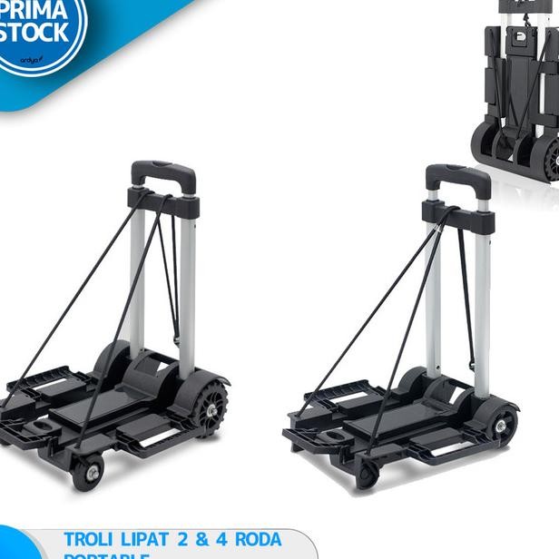 Troli Lipat Barang + Tali Ikat Alunium Trolley Gas Galon 2 4 Roda