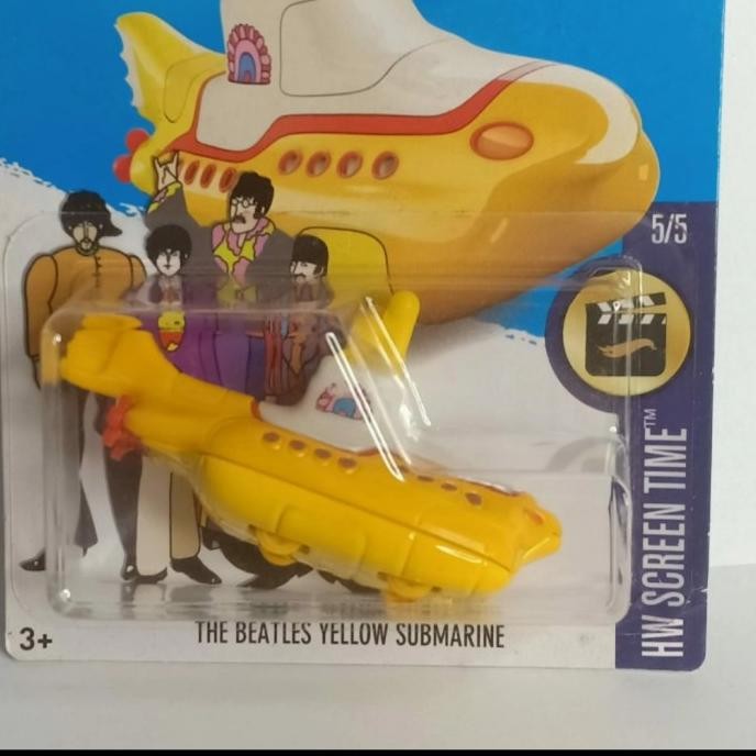 hotwheels the beatles yellow submarine