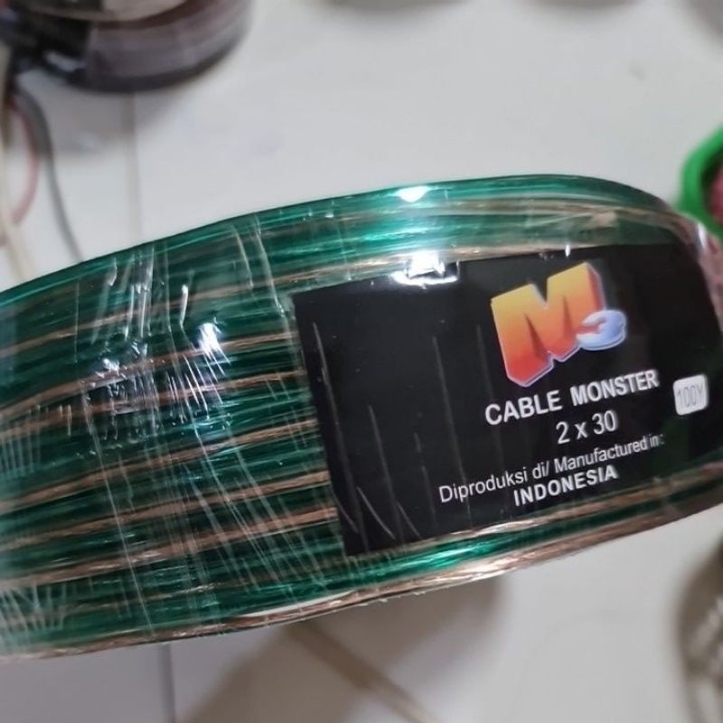 KABEL MONSTER/KABEL TRANSPARAN/KABEL BENING/ KABEL SERABUT/KABEL AUDIO