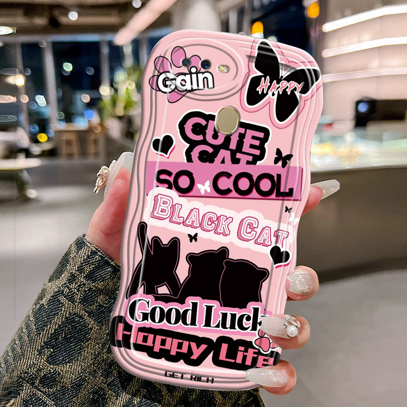 Casing Hp Untuk OPPO A7 A5s A12 A12s A11K A5 2018 A3s A12E A5 2020 A9 2020 Case Casing pola Kucing h