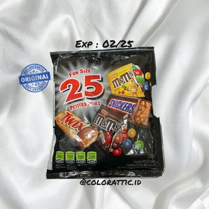 

Mars Variety Halloween Chocolate Candy Bars, Assorted Fun Size Bars, 1 Bag 25 Count - From Canada Kualitas Terbaik