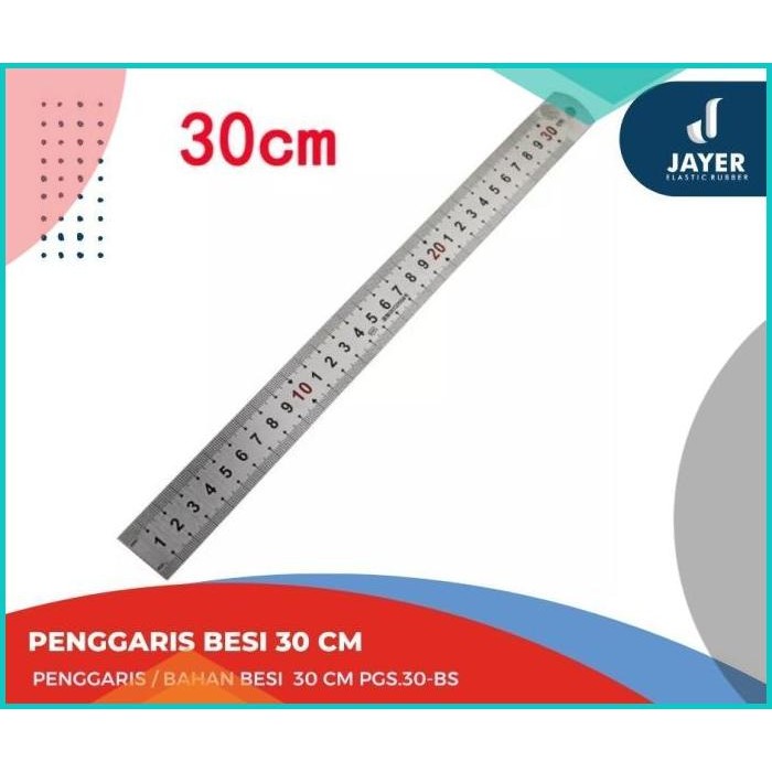 

Penggaris besi 30cm tebal / Penggaris bahan besi 30cm 140BZ4 onderdil