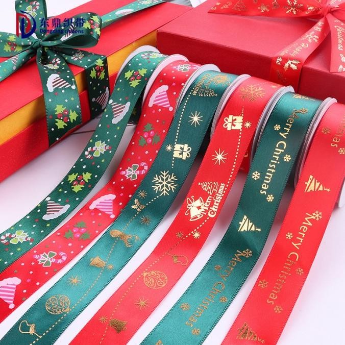 

Pita Natal Rol 25 yard Merry Christmas Ribbon Kado Natal Murah Grosir