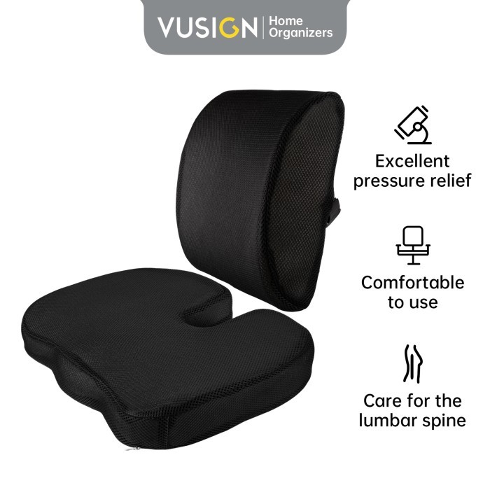 Deli Vusign Cushion / Bantal Sender&Duduk 100% Memory Foam Empuk VS75X