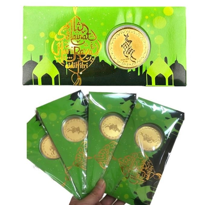 

Amplop Lebaran Koin Emas Angpao Ramadhan Idul Fitri Kado Emas Murah