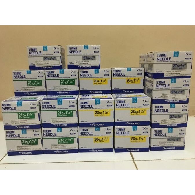 Needle Terumo 18G, 23G, 22G, 24G, 26G, 27G, 30G - 20G Neulos