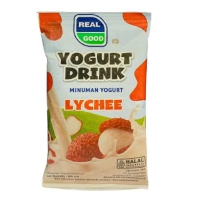 

Real Good Yogurt Drink Bantal 80ml Yogurt Drink Lychee Blueberry Stawberry Aneka Rasa Minuman Yogurt