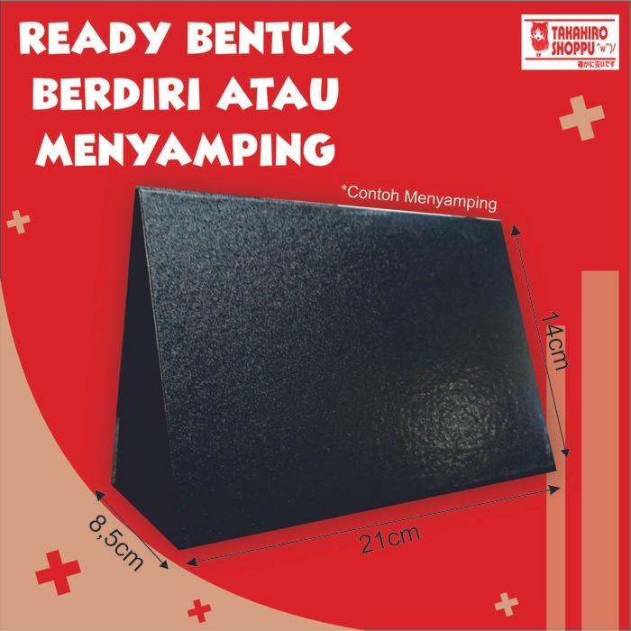 

Promo Reeedy BAHAN DUDUKAN / KAKI STANDING KALENDER MEJA A5 TEBAL DAN KERAS Keren