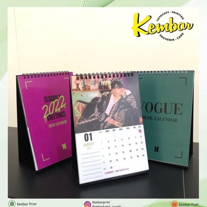 

Murah Bayar Ditempat Dudukan Tatakan Kalender Duduk Meja A4 ( 21x29.7 cm ) Keren